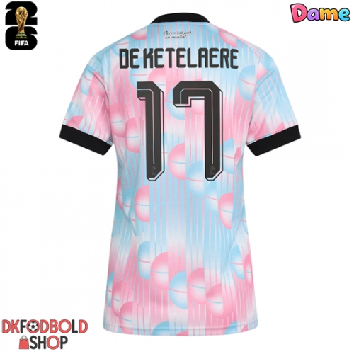 Belgien Charles De Ketelaere #17 Udebanetrøje Dame VM 2026 Kort ærmer